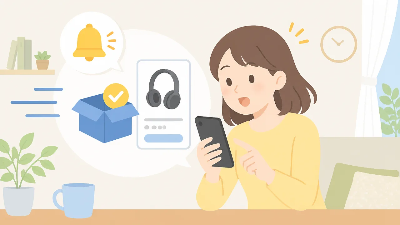 Amazonの在庫復活通知を受け取る方法｜設定手順と注意点