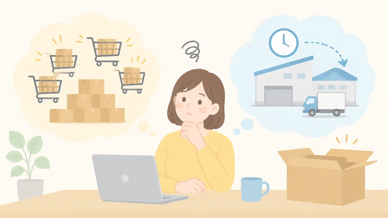 Amazonで一時的に在庫切れ・入荷時期未定はいつ届く?違いと対処法