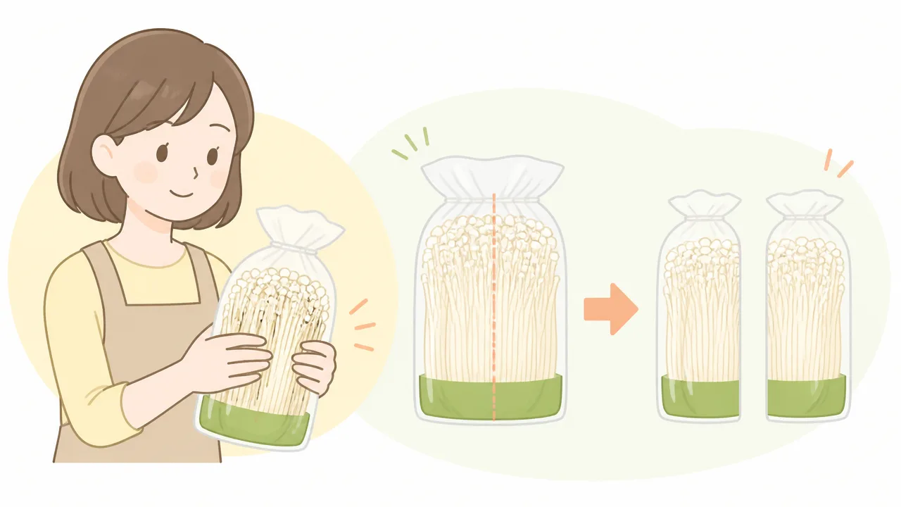 えのき一袋は何グラム?市販品の目安と半袋の量もわかりやすく解説
