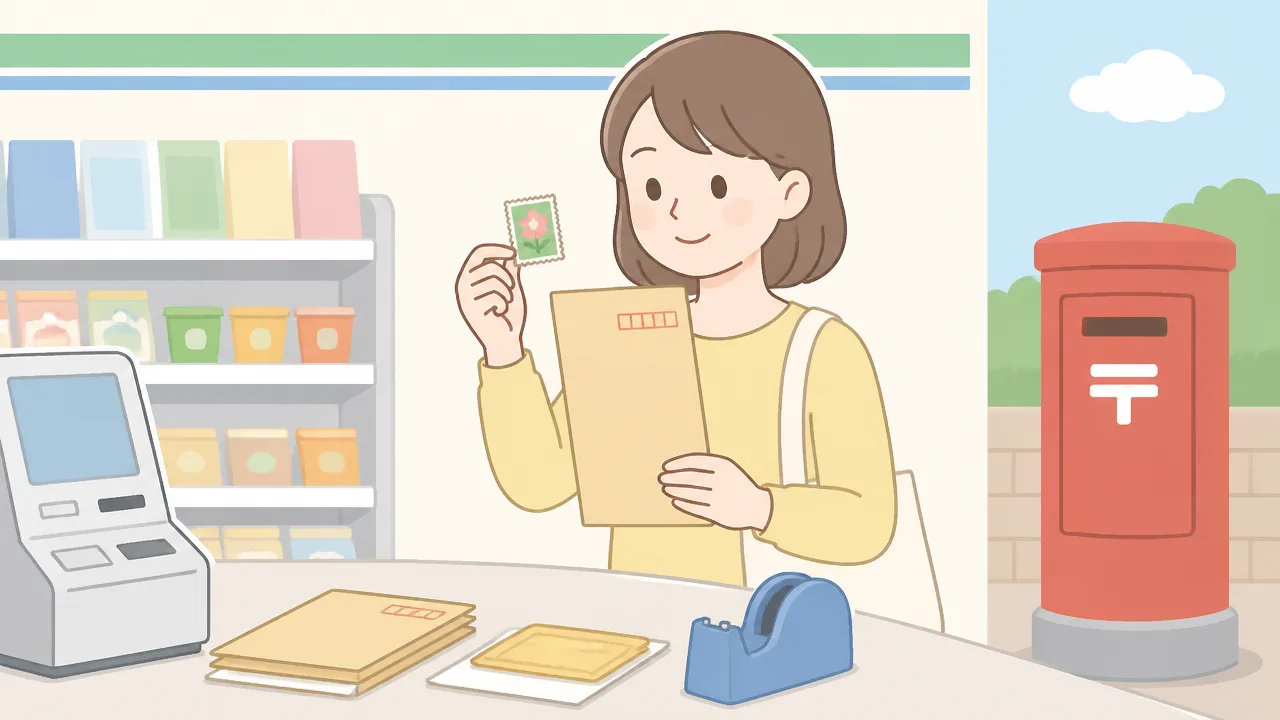 封筒はコンビニで買える?種類や値段、郵送方法もやさしく解説
