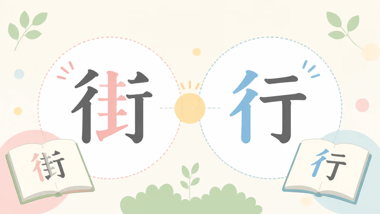 ぎょうがまえとぎょうにんべんの違いは？部首の見分け方を解説
