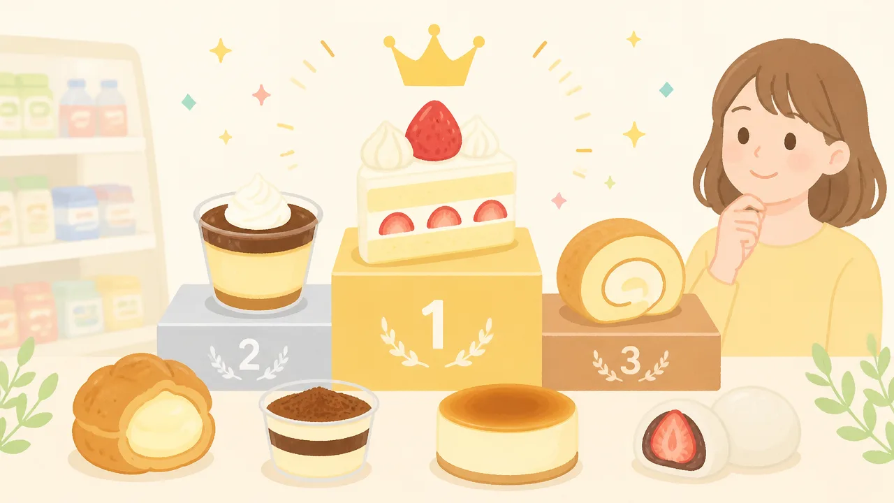 コンビニスイーツの人気ランキング｜おすすめ商品と選び方を紹介
