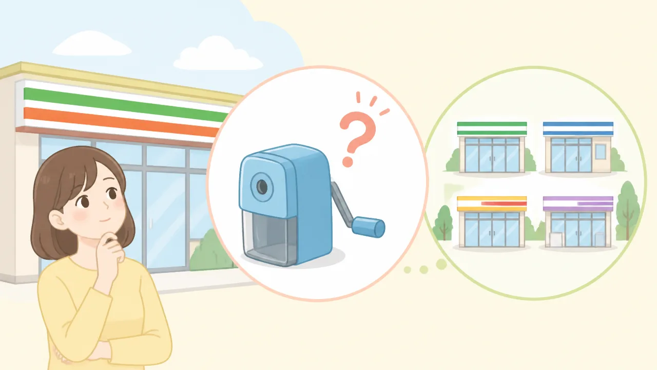 鉛筆削りはコンビニで買える?取扱店と代用品を紹介