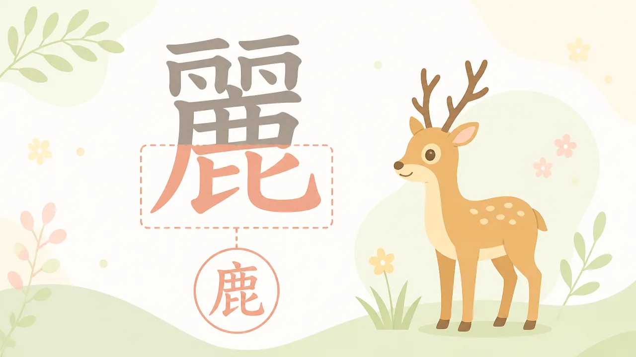 「麗」の部首は何?読み方や画数、漢字の成り立ちも解説
