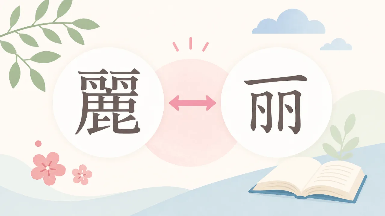 「麗」の部首は何?読み方や画数、漢字の成り立ちも解説